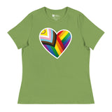 Pride Heart (Women's Relaxed T-Shirt)-Women's T-Shirts-Swish Embassy