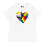 Pride Heart (Women's Relaxed T-Shirt)-Women's T-Shirts-Swish Embassy