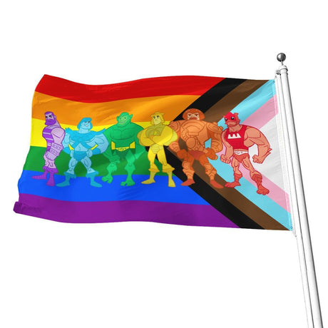 Pride Heroes (Flag)-Flag-Swish Embassy
