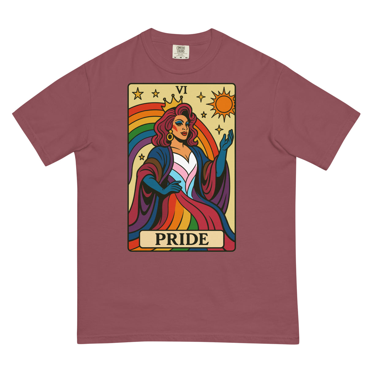Pride Tarot (Boxy Tee)-Boxy T-Shirt-Swish Embassy