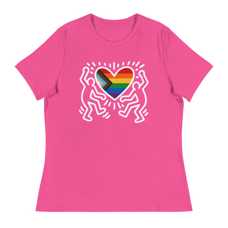 Progress Pride Figures (Women's Relaxed T-Shirt)-Women's T-Shirts-Swish Embassy