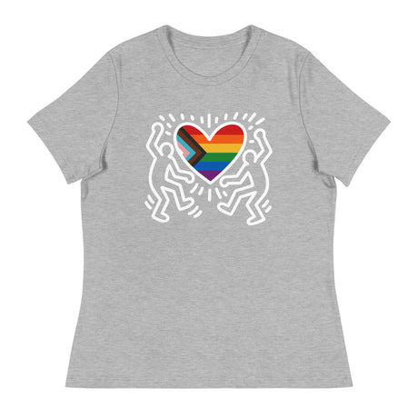 Progress Pride Figures (Women's Relaxed T-Shirt)-Women's T-Shirts-Swish Embassy