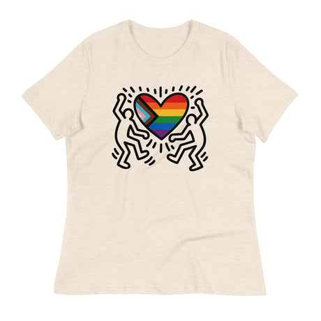 Progress Pride Figures (Women's Relaxed T-Shirt)-Women's T-Shirts-Swish Embassy