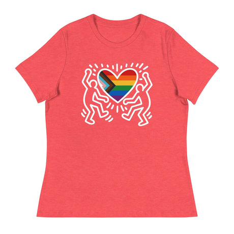 Progress Pride Figures (Women's Relaxed T-Shirt)-Women's T-Shirts-Swish Embassy
