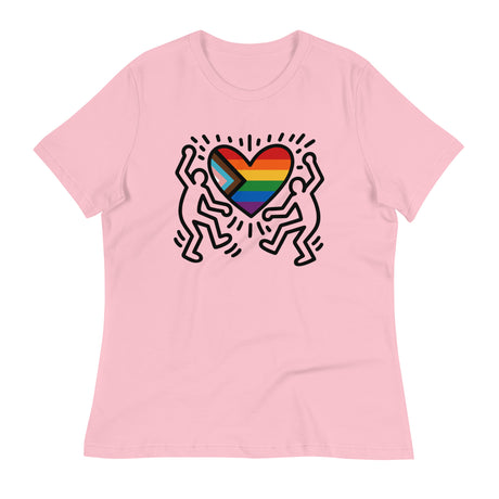 Progress Pride Figures (Women's Relaxed T-Shirt)-Women's T-Shirts-Swish Embassy