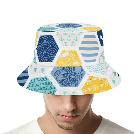 Provincetown (Allover Bucket Hat)-Allover Bucket Hat-Swish Embassy