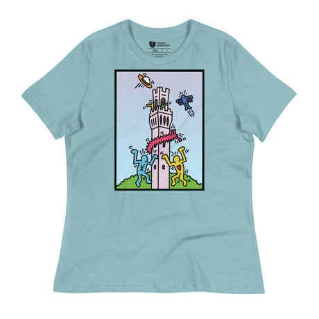 PTown Monument (Women's Relaxed T-Shirt)-Women's T-Shirts-Swish Embassy