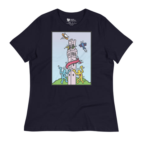 PTown Monument (Women's Relaxed T-Shirt)-Women's T-Shirts-Swish Embassy