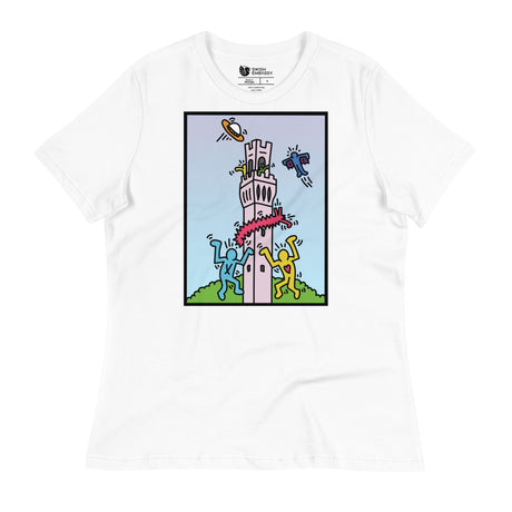 PTown Monument (Women's Relaxed T-Shirt)-Women's T-Shirts-Swish Embassy