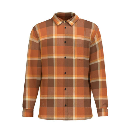 Pumpkin Spice (Cotton Long Sleeve Shirt)-Cotton Long Sleeve Button Shirt-Swish Embassy