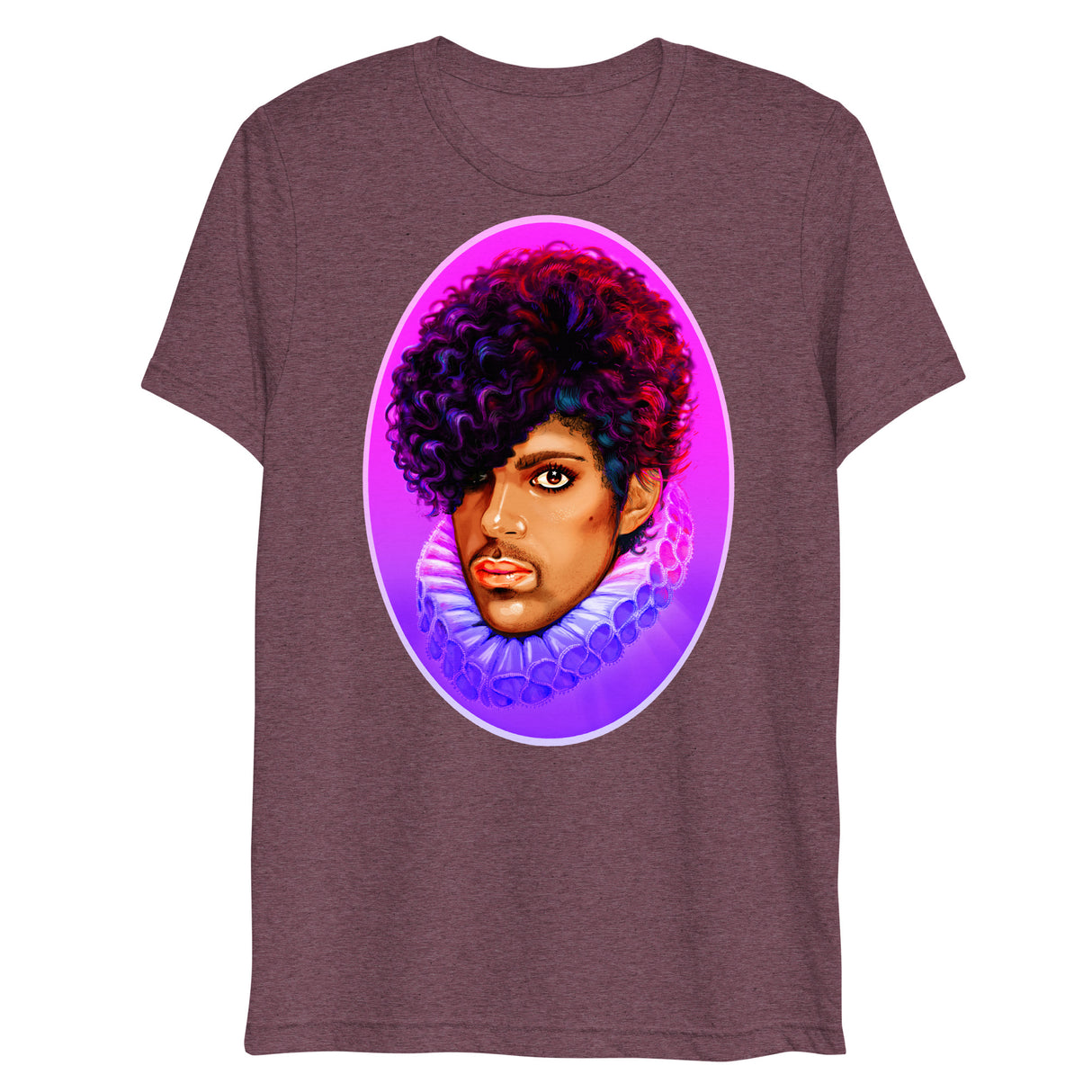 Purple Ruffles (Triblend)-Triblend T-Shirt-Swish Embassy