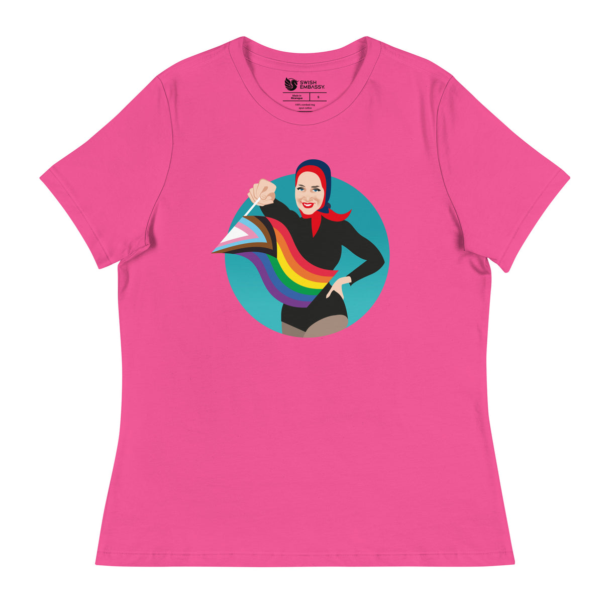 Rainbow Gardens (Women's Relaxed T-Shirt)-Women's T-Shirts-Swish Embassy