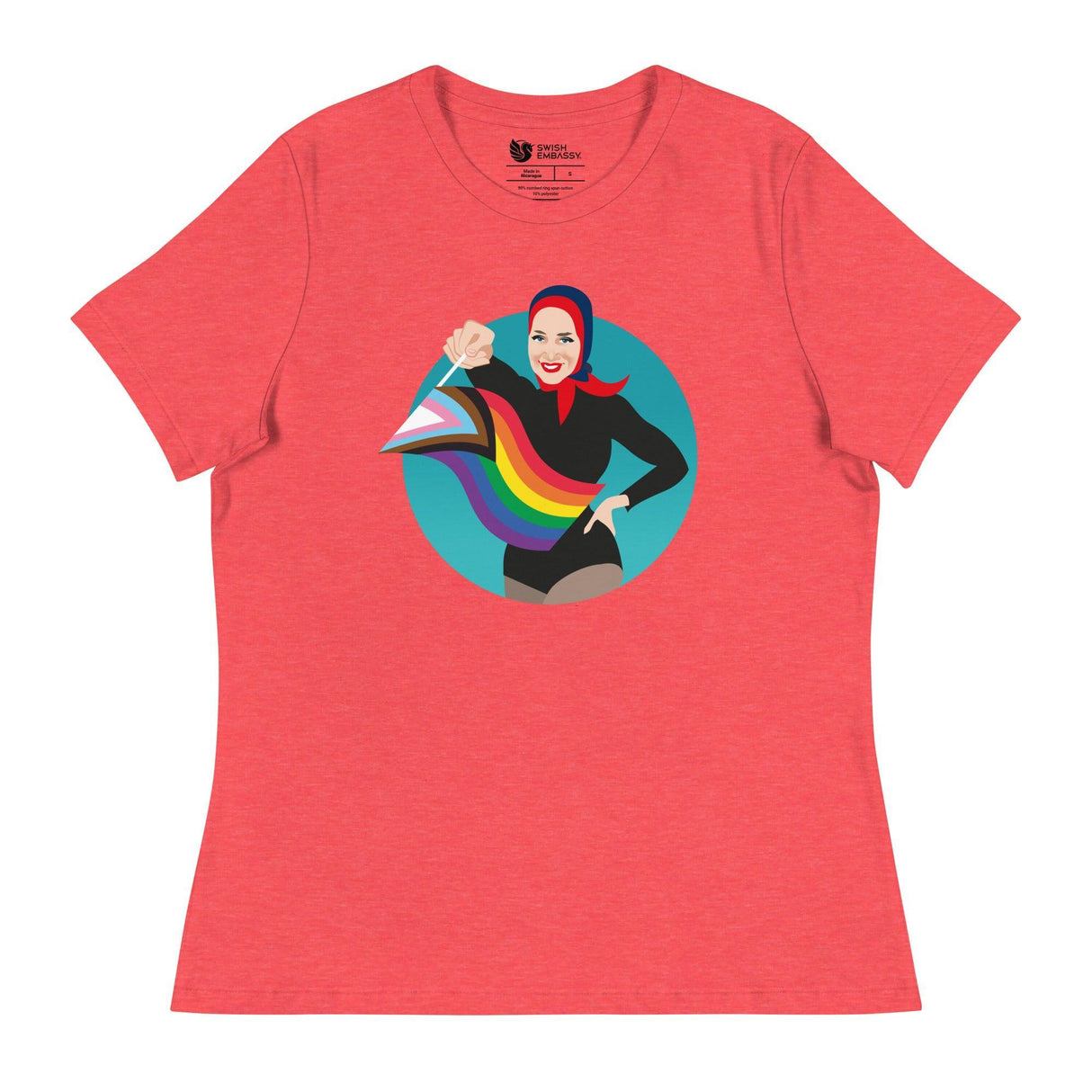 Rainbow Gardens (Women's Relaxed T-Shirt)-Women's T-Shirts-Swish Embassy