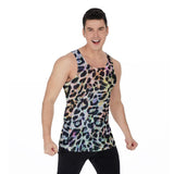 Rainbow Leopard (Allover Tank Top)-Allover Tank Top-Swish Embassy