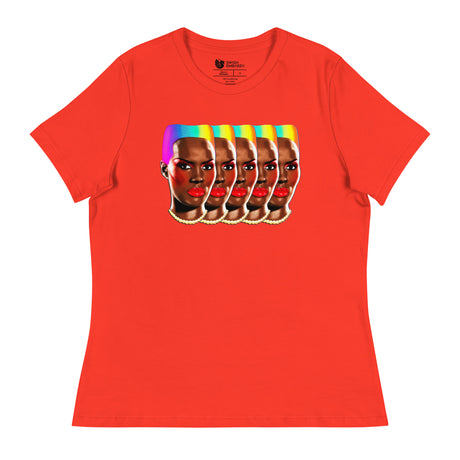 Rainbows and Rhythm (Women's Relaxed T-Shirt)-Women's T-Shirts-Swish Embassy