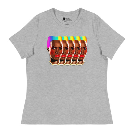 Rainbows and Rhythm (Women's Relaxed T-Shirt)-Women's T-Shirts-Swish Embassy