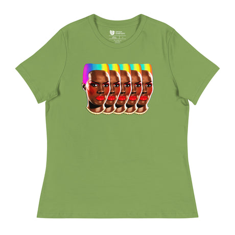 Rainbows and Rhythm (Women's Relaxed T-Shirt)-Women's T-Shirts-Swish Embassy