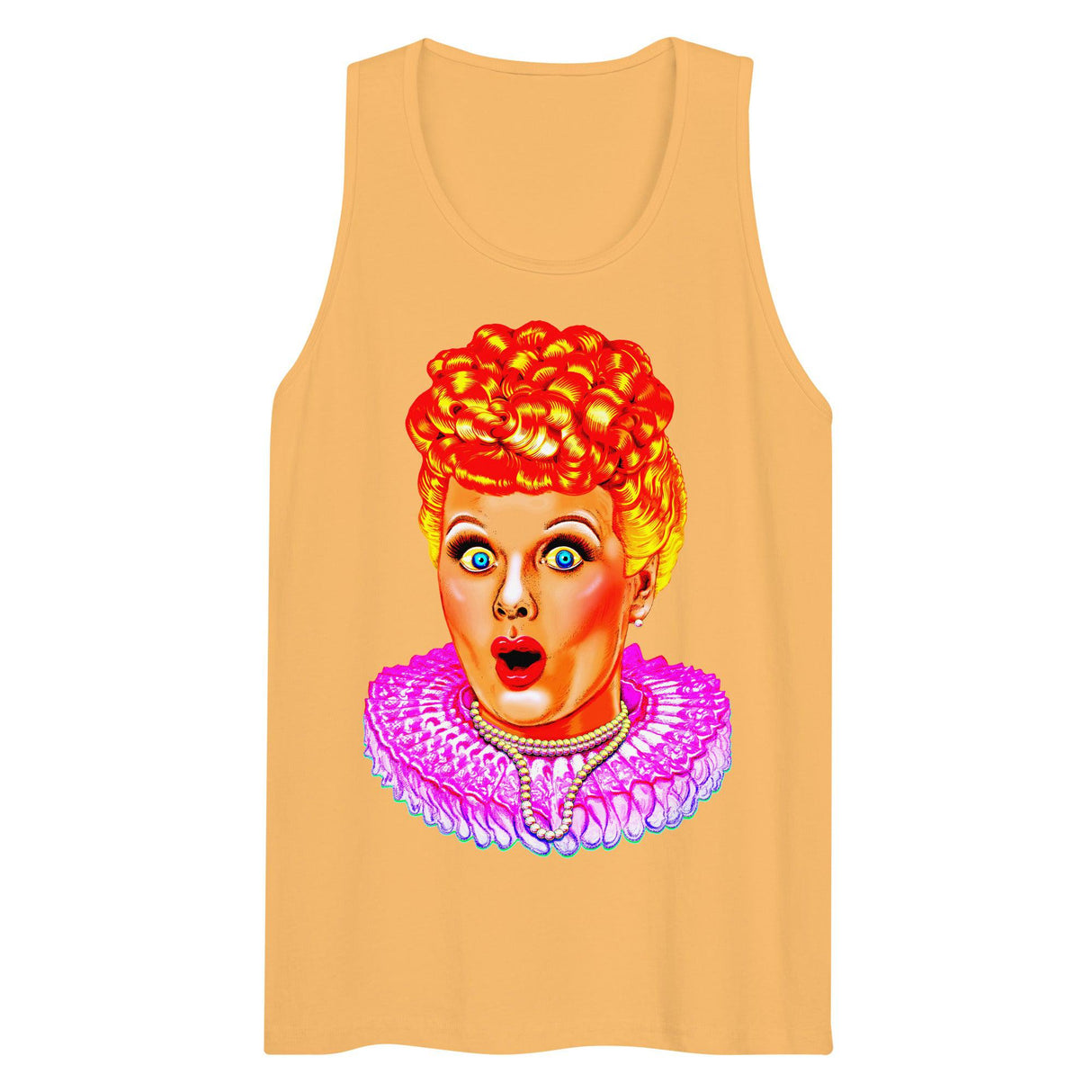 Red Hair Don’t Care (Tank Top)-Tank Top-Swish Embassy