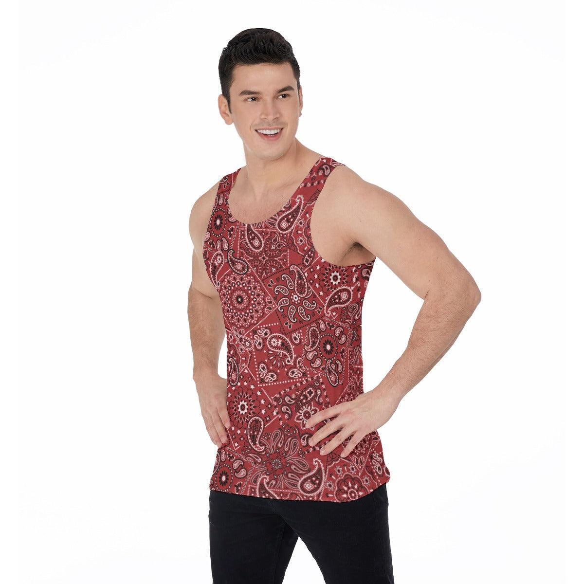 Red Hanky (Allover Tank Top)-Allover Tank Top-Swish Embassy
