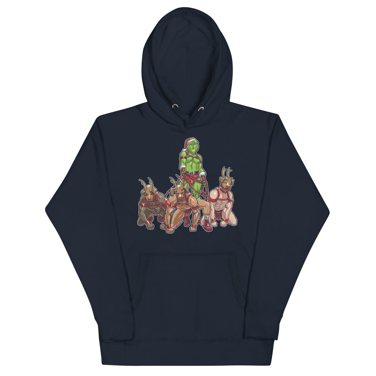 Reindeer Gains (Hoodie)-Christmas Hoodies-Swish Embassy