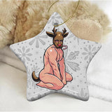Reindeer Games (Ceramic Holiday Keepsake)-Ceramic Holiday Keepsake-Swish Embassy