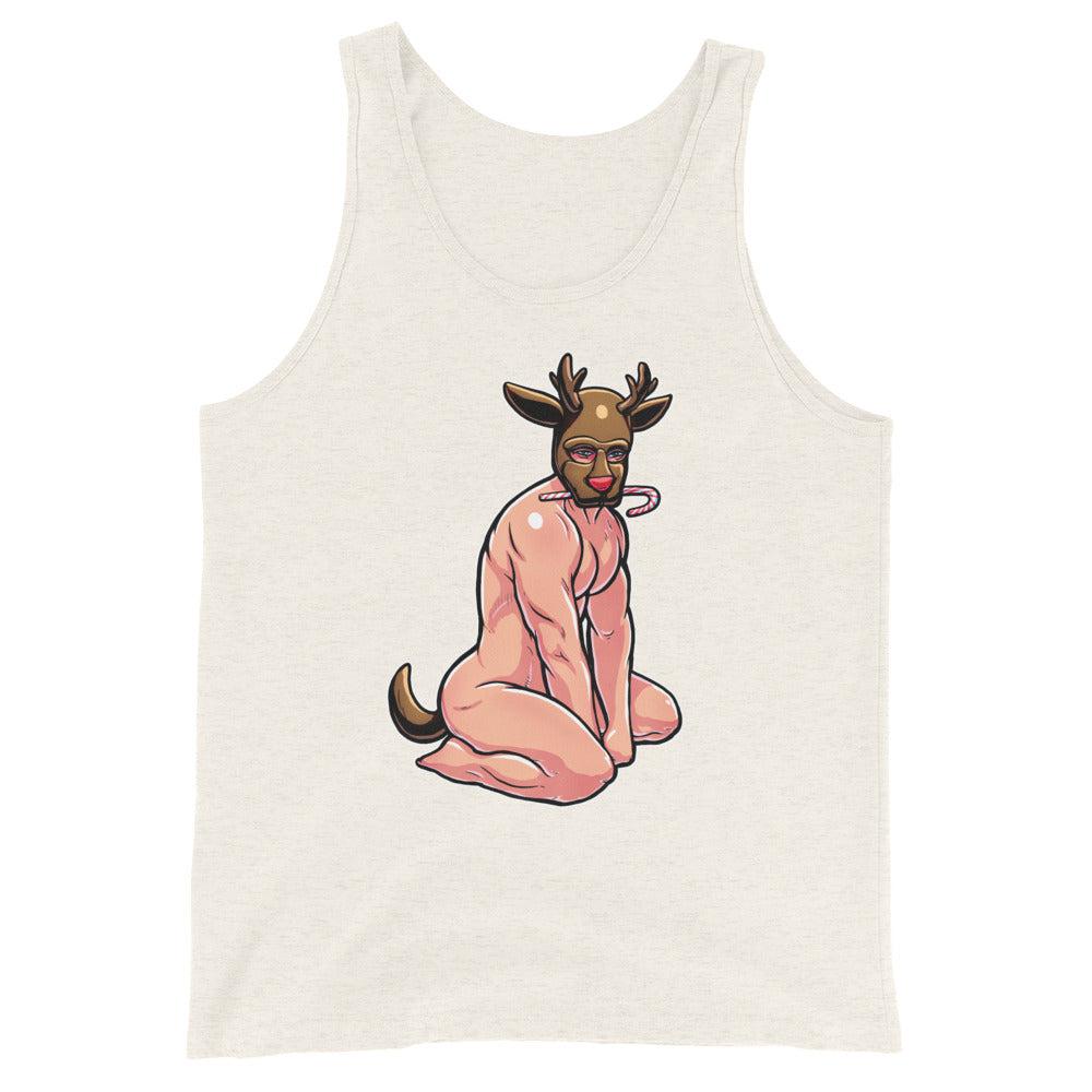 Reindeer Games (Tank Top)-Christmas Tank Tops-Swish Embassy