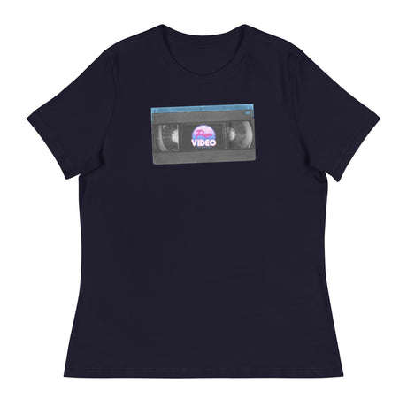 Rose Video (Women's Relaxed T-Shirt)-Women's T-Shirts-Swish Embassy