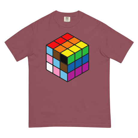 Rubik's Pride (Boxy Tee)-Boxy T-Shirt-Swish Embassy