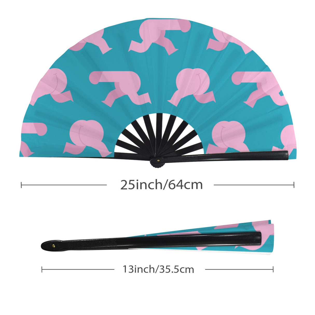 Running Start (Folding Clack Fan)-Folding Fans-Swish Embassy