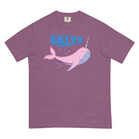 Salty Narwhal (Boxy Tee)-Boxy T-Shirt-Swish Embassy