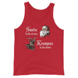 Santa in the Streets (Tank Top)-Christmas Tank Tops-Swish Embassy