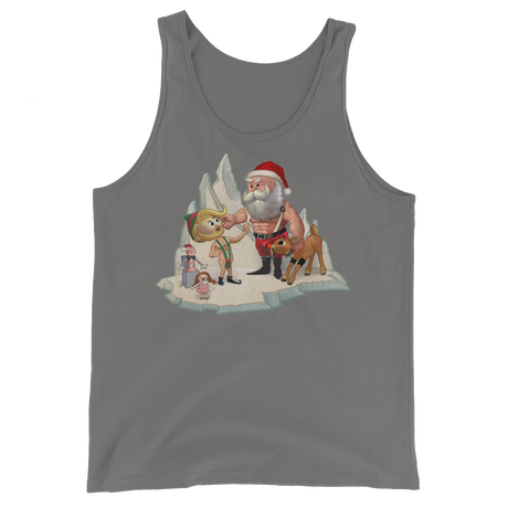 Santa's Little Helper (Tank Top)-Christmas Tank Tops-Swish Embassy