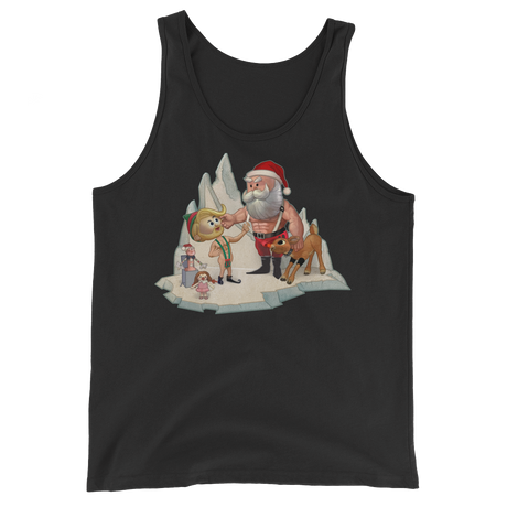 Santa's Little Helper (Tank Top)-Christmas Tank Tops-Swish Embassy