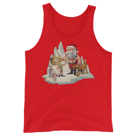 Santa's Little Helper (Tank Top)-Christmas Tank Tops-Swish Embassy