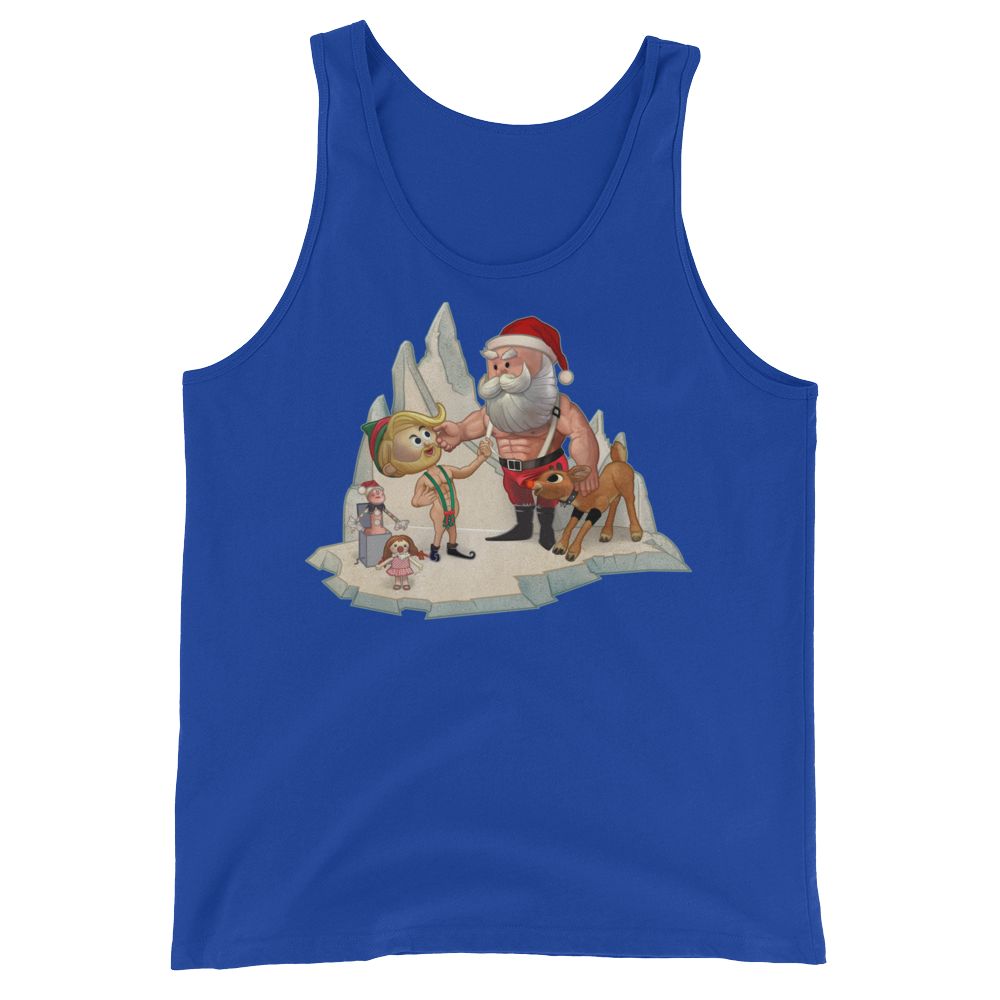 Santa's Little Helper (Tank Top)-Christmas Tank Tops-Swish Embassy