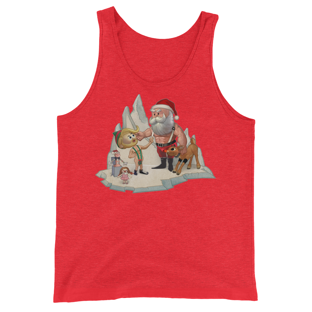 Santa's Little Helper (Tank Top)-Christmas Tank Tops-Swish Embassy