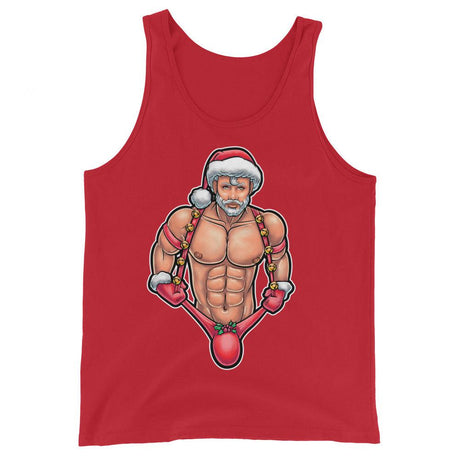 Santa's Packing (Tank Top)-Christmas Tank Tops-Swish Embassy