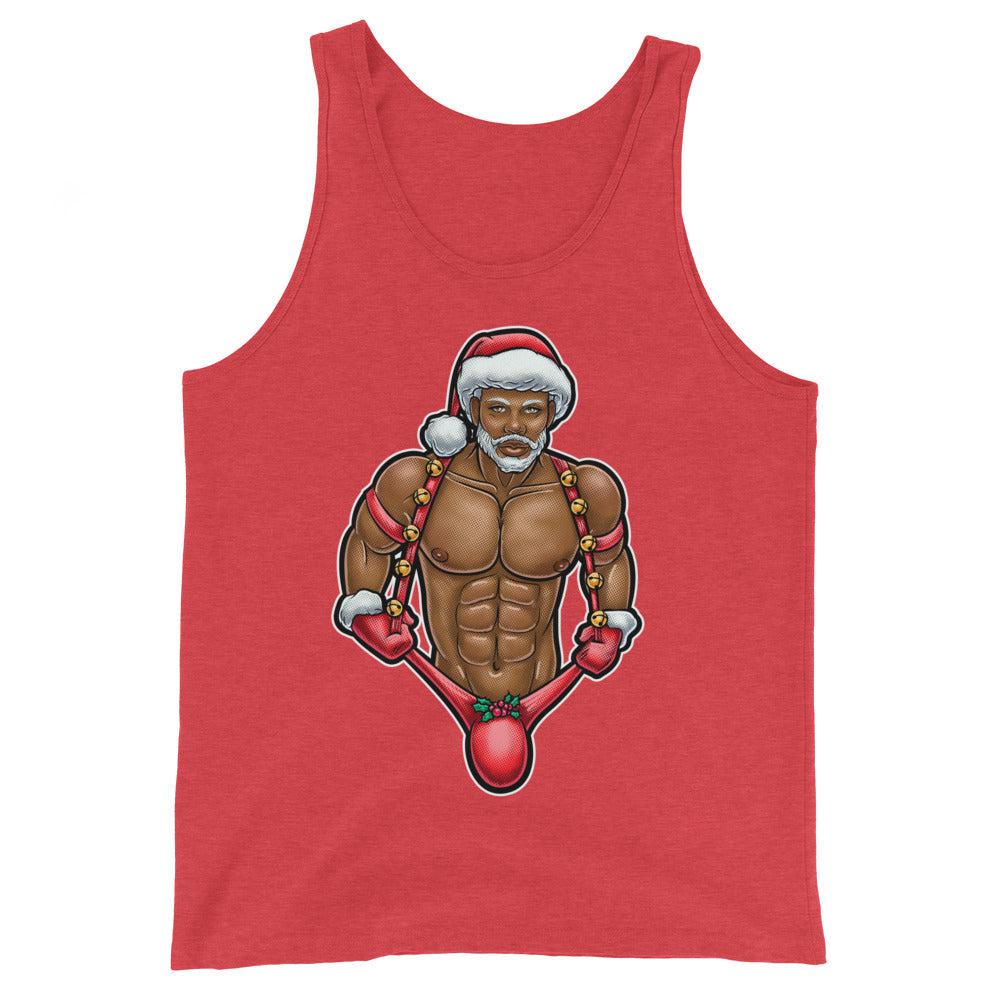 Santa's Packing Too (Tank Top)-Christmas Tank Tops-Swish Embassy
