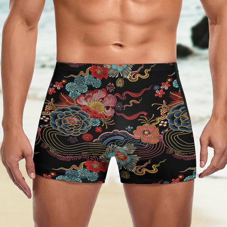 Sew Far Sew Zen (Square Cut Trunks)-Square Cut Trunks-Swish Embassy