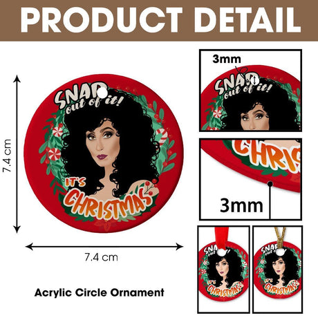 Snap Out of It It's XMas (Ceramic Holiday Keepsake)-Ceramic Holiday Keepsake-Swish Embassy