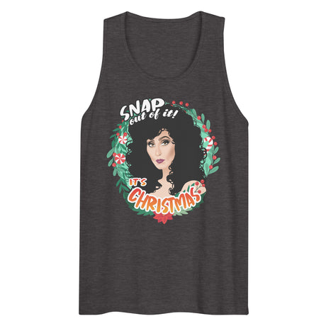 Snap Out of It It's Xmas (Tank top)-Christmas Tank Tops-Swish Embassy