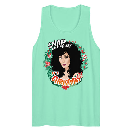 Snap Out of It It's Xmas (Tank top)-Christmas Tank Tops-Swish Embassy