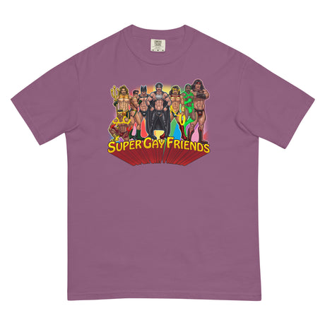 Supergay Friends (Boxy Tee)-Boxy T-Shirt-Swish Embassy
