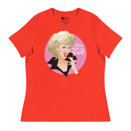 Tell Me About it Stud (Women's Relaxed T-Shirt)-Women's T-Shirts-Swish Embassy