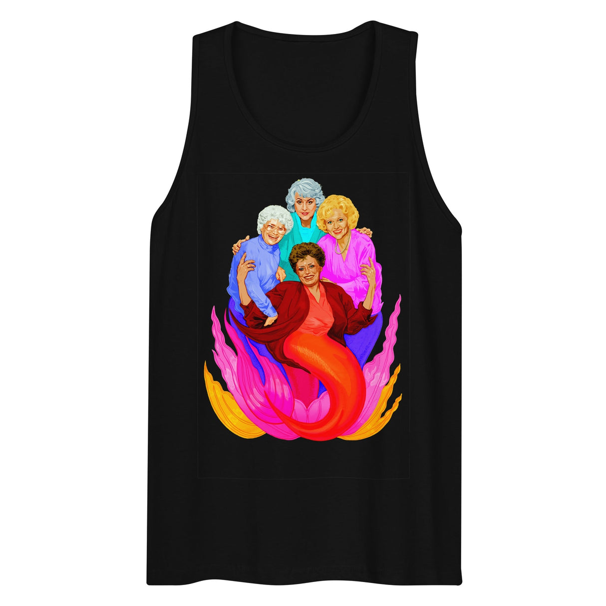 Thank You for Being a Finned (Tank Top)-Tank Top-Swish Embassy