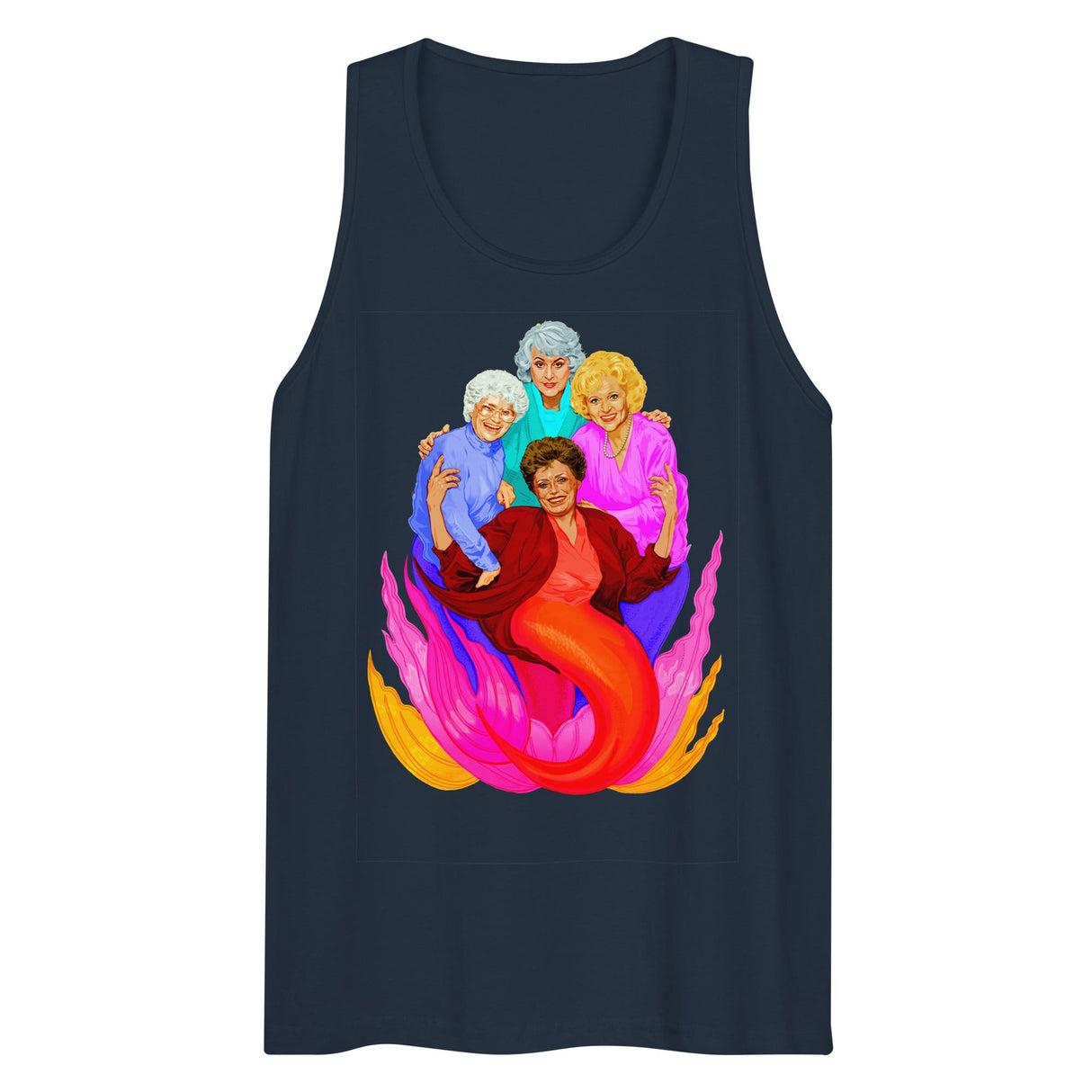 Thank You for Being a Finned (Tank Top)-Tank Top-Swish Embassy