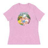 Thank You for Being a Friend (Women's Relaxed T-Shirt)-Women's T-Shirts-Swish Embassy