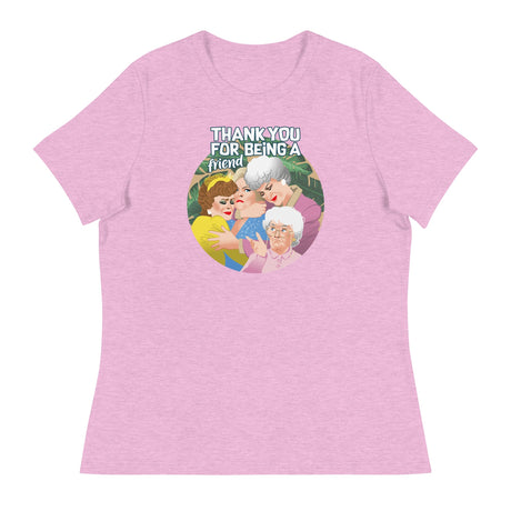 Thank You for Being a Friend (Women's Relaxed T-Shirt)-Women's T-Shirts-Swish Embassy