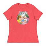 Thank You for Being a Friend (Women's Relaxed T-Shirt)-Women's T-Shirts-Swish Embassy