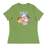 Thank You for Being a Friend (Women's Relaxed T-Shirt)-Women's T-Shirts-Swish Embassy